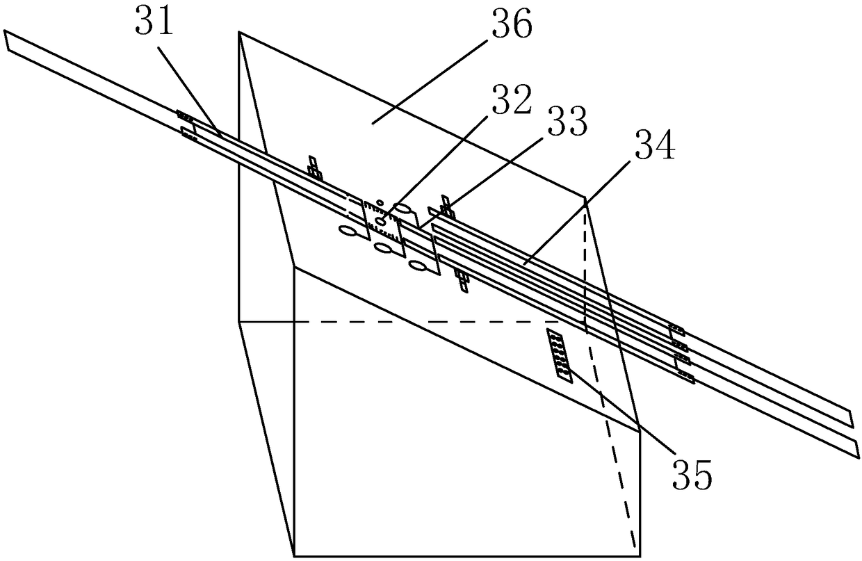 High and low temperature test device of integrated circuit