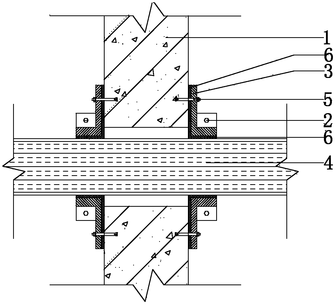 Cable hole plugging device