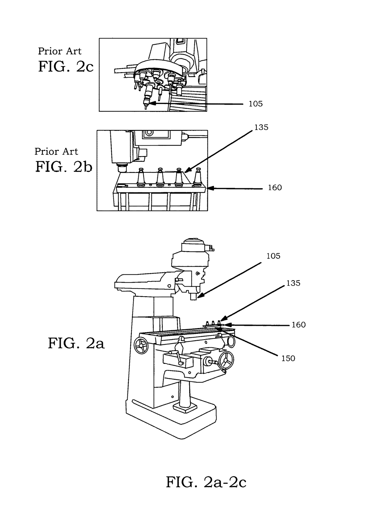 Apparatus and a system for automatic tool change by threading engagement for a CNC milling machine