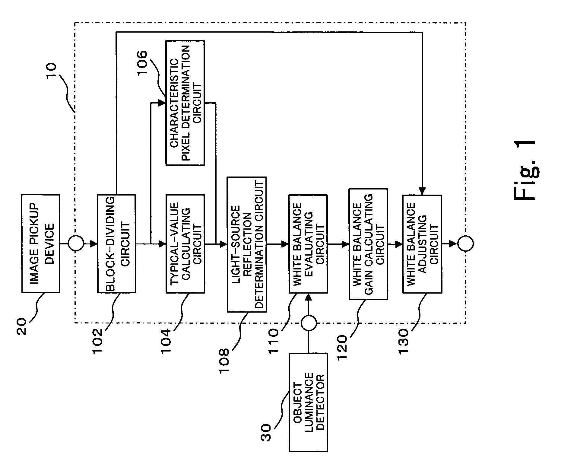 Auto white balance apparatus and white balance adjusting method