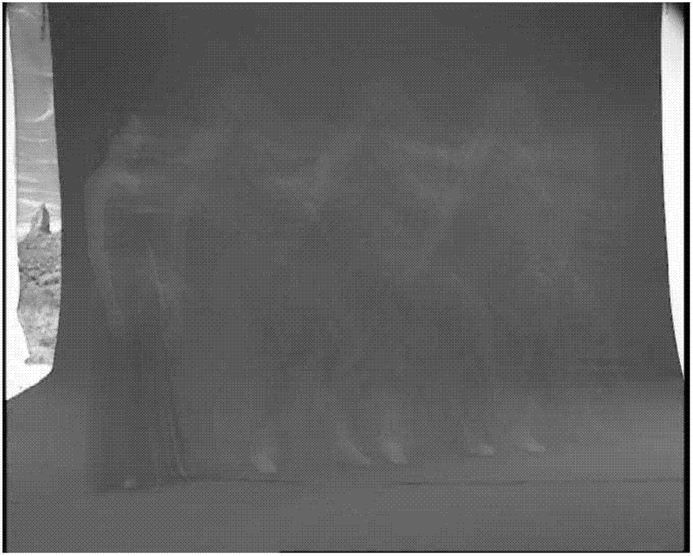 Figure motion change detecting method based on extracting function and three-channel separation