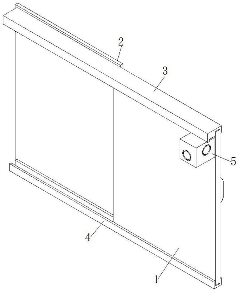 Intelligent security window device based on hidden camera