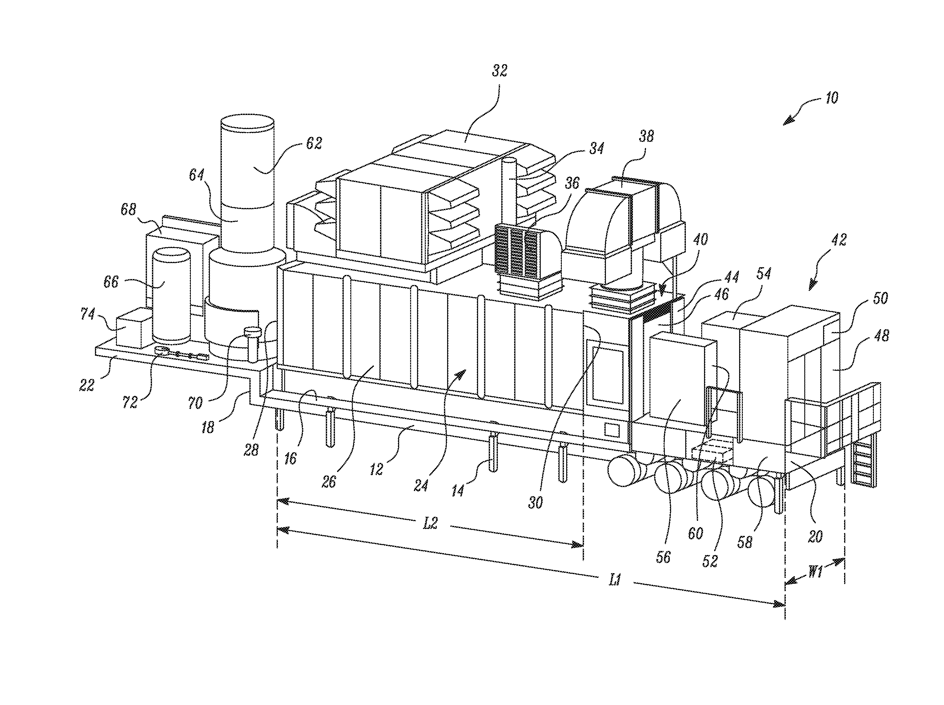 Modular power plant assembly