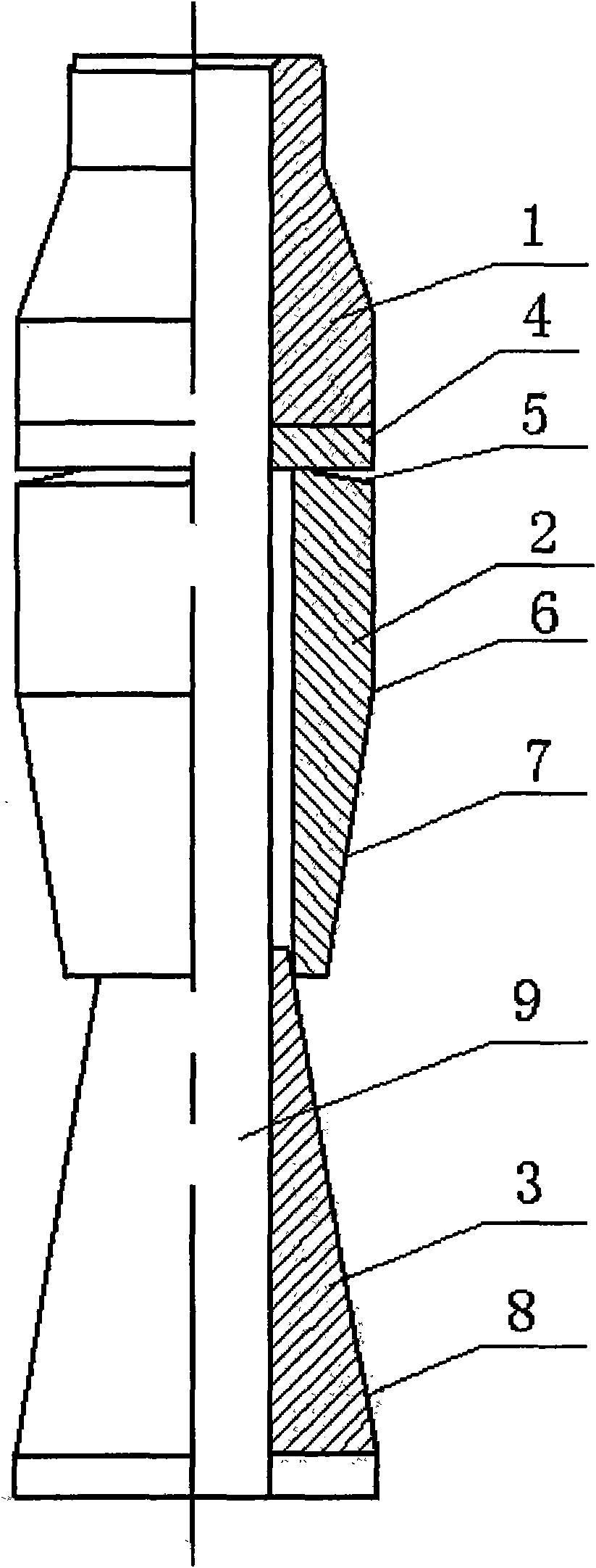 Umbrella type variable gauge inflate tool for expansion tube