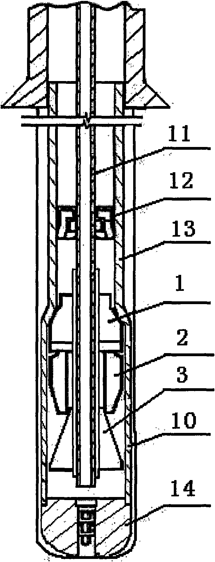 Umbrella type variable gauge inflate tool for expansion tube