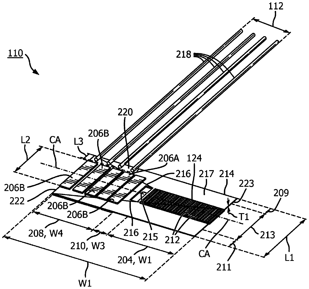 Rolled flexible substrate for intraluminal ultrasound imaging device