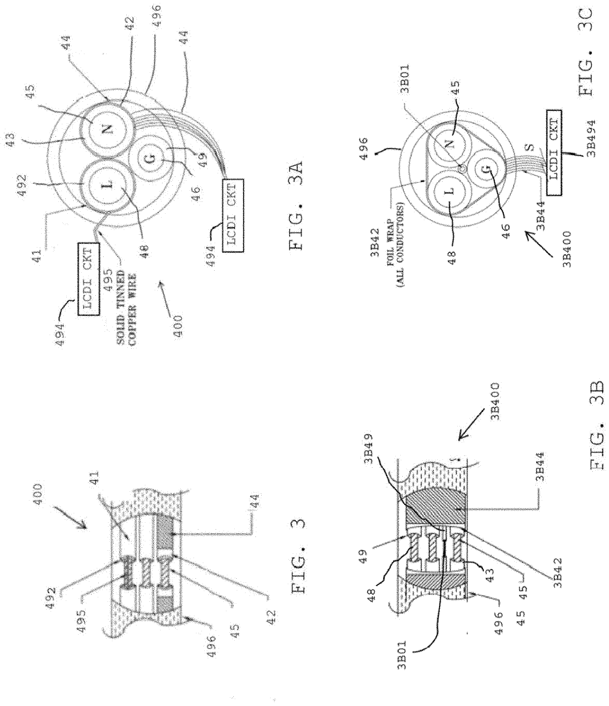 LCDI Power Cord System and Method