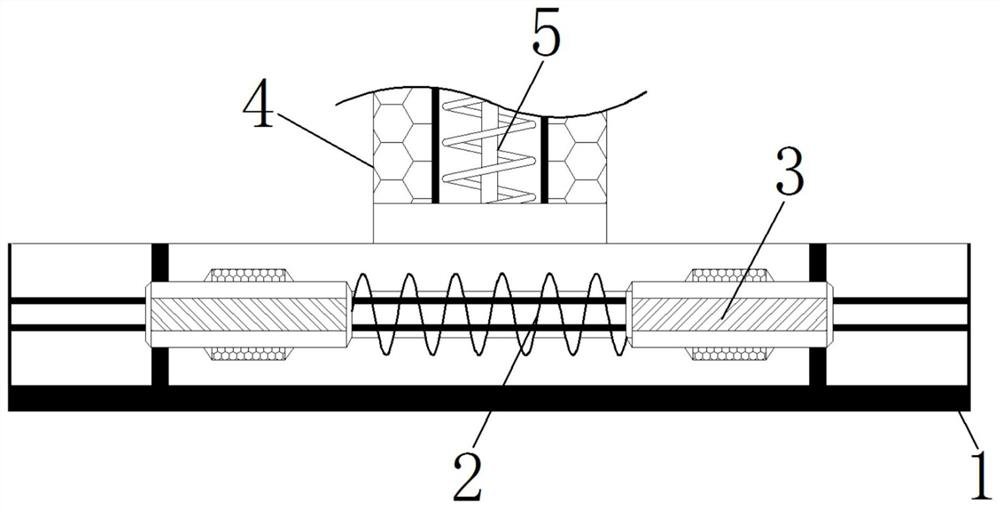 Exhibition halladvertising screen capable of realizing movement by utilizing magnetic repulsion