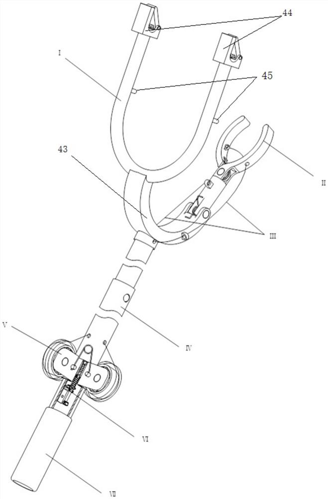 A clamp mechanism for hanging objects with closed rope chains