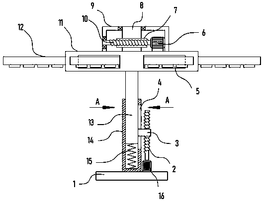 Lighting lifting device used for Internet type recording and broadcasting studio