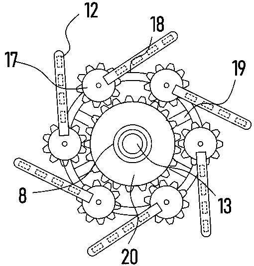 Lighting lifting device used for Internet type recording and broadcasting studio