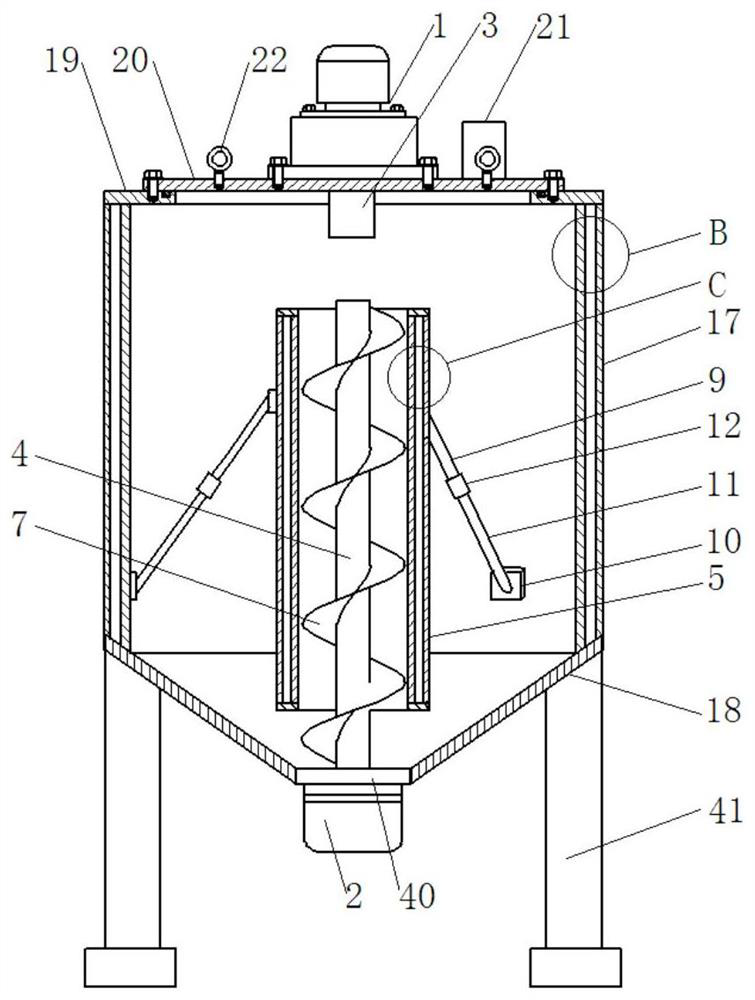 A high-efficiency mixing device for rare earth production