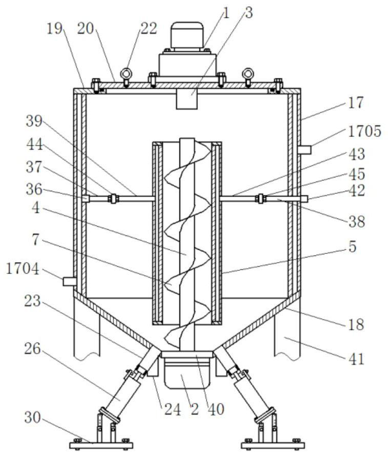 A high-efficiency mixing device for rare earth production