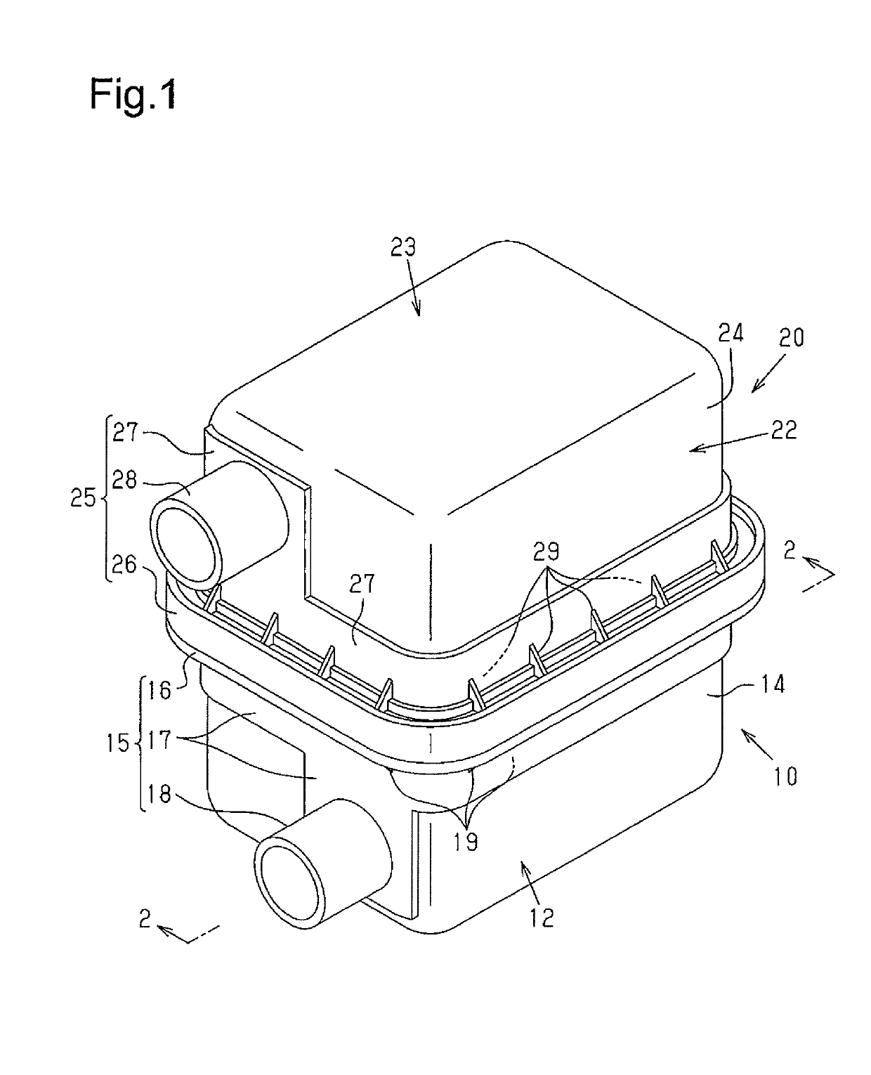 Air cleaner for internal combustion engine