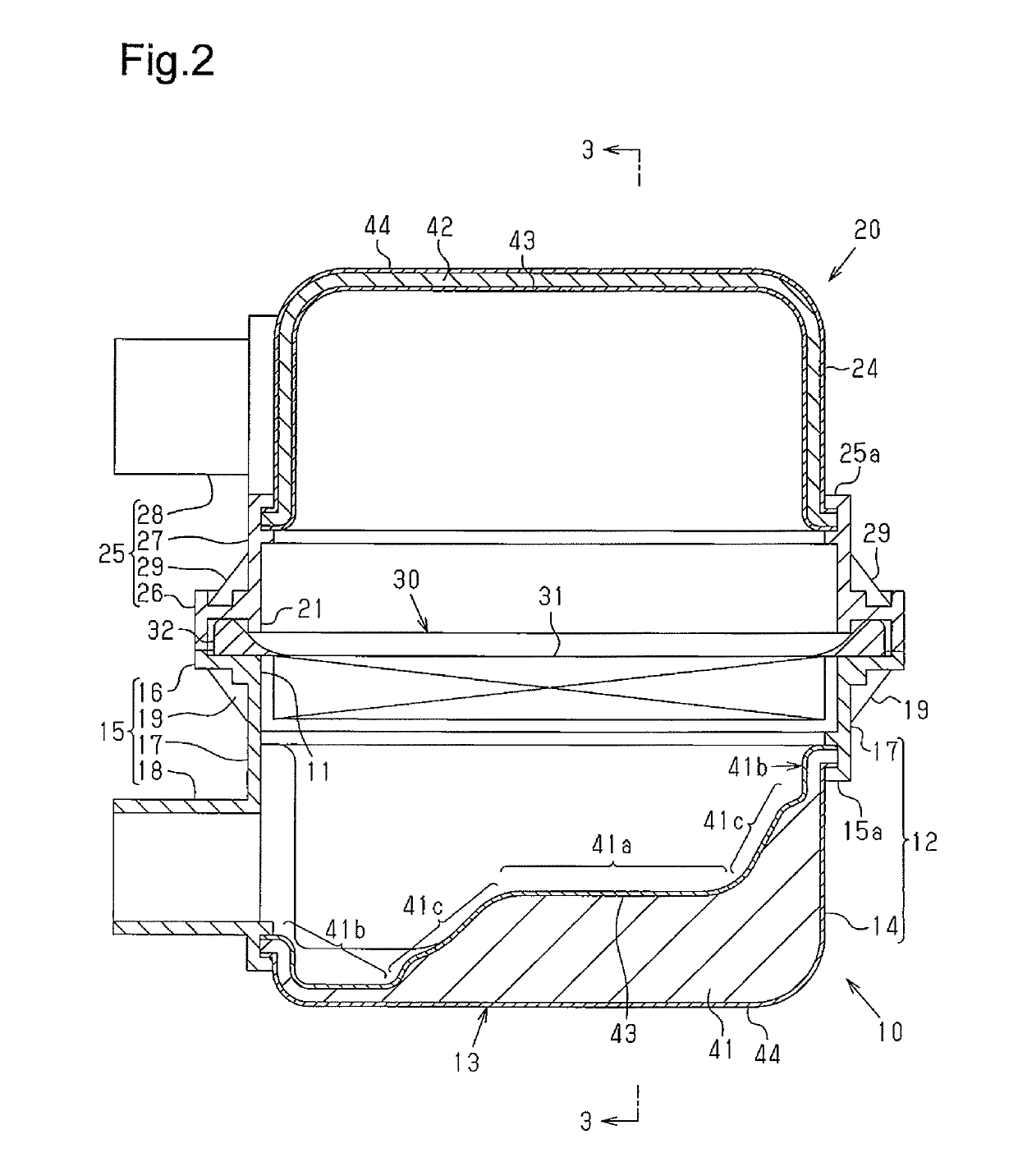 Air cleaner for internal combustion engine