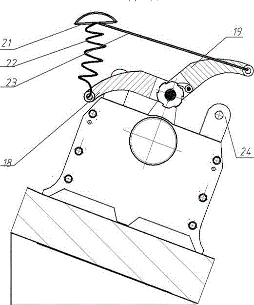 Double-circuit drive rotary lifting permanent magnet