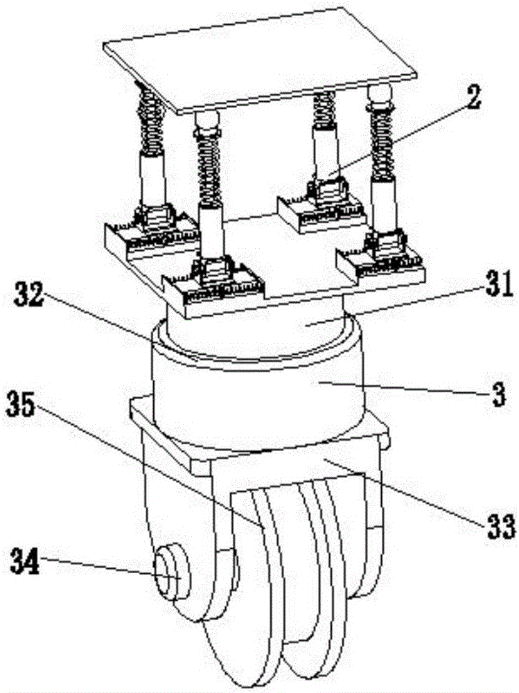 Construction carrying intelligent robot based on parallel serial structure