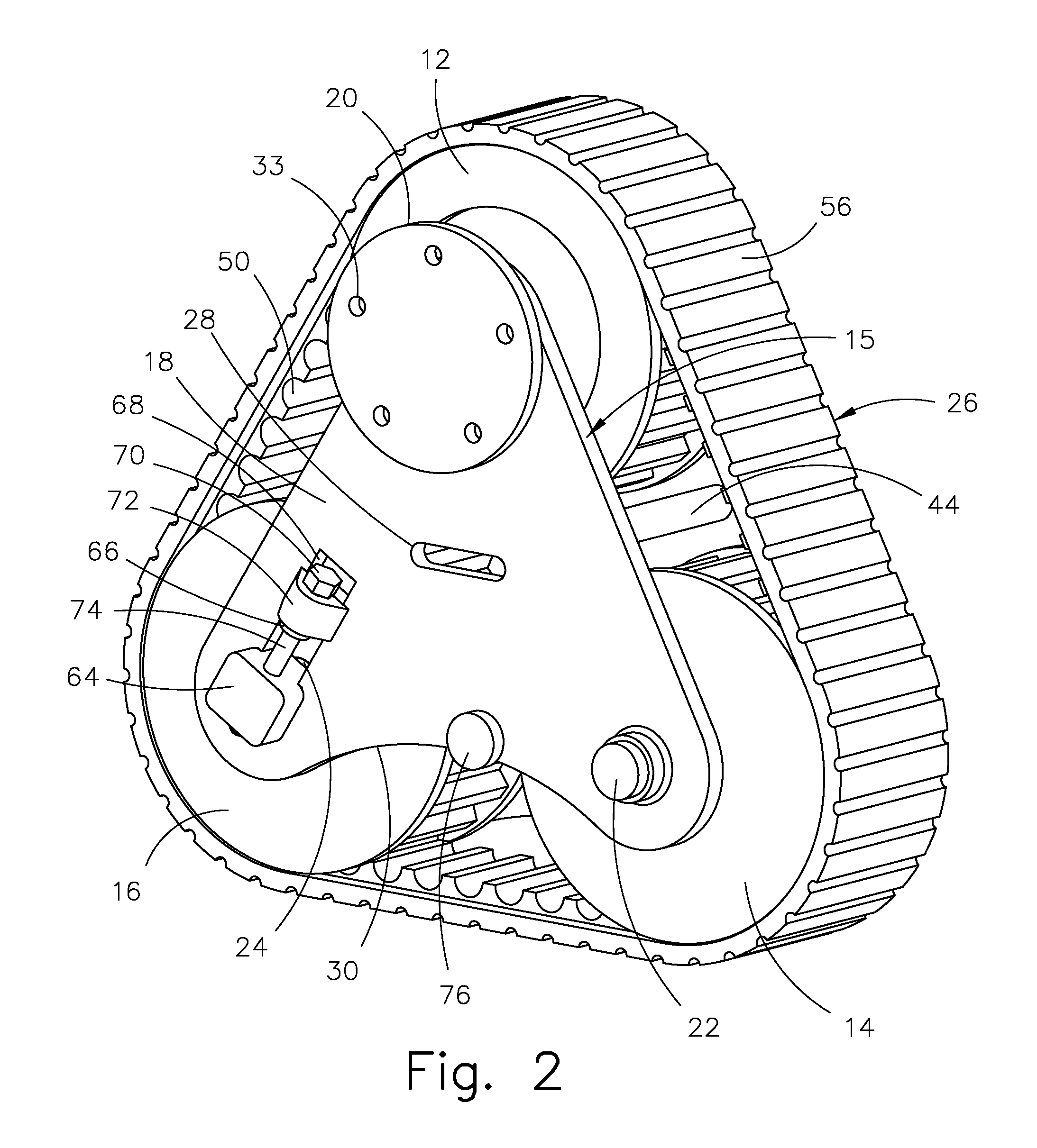 Triangle Track Vehicle Wheel