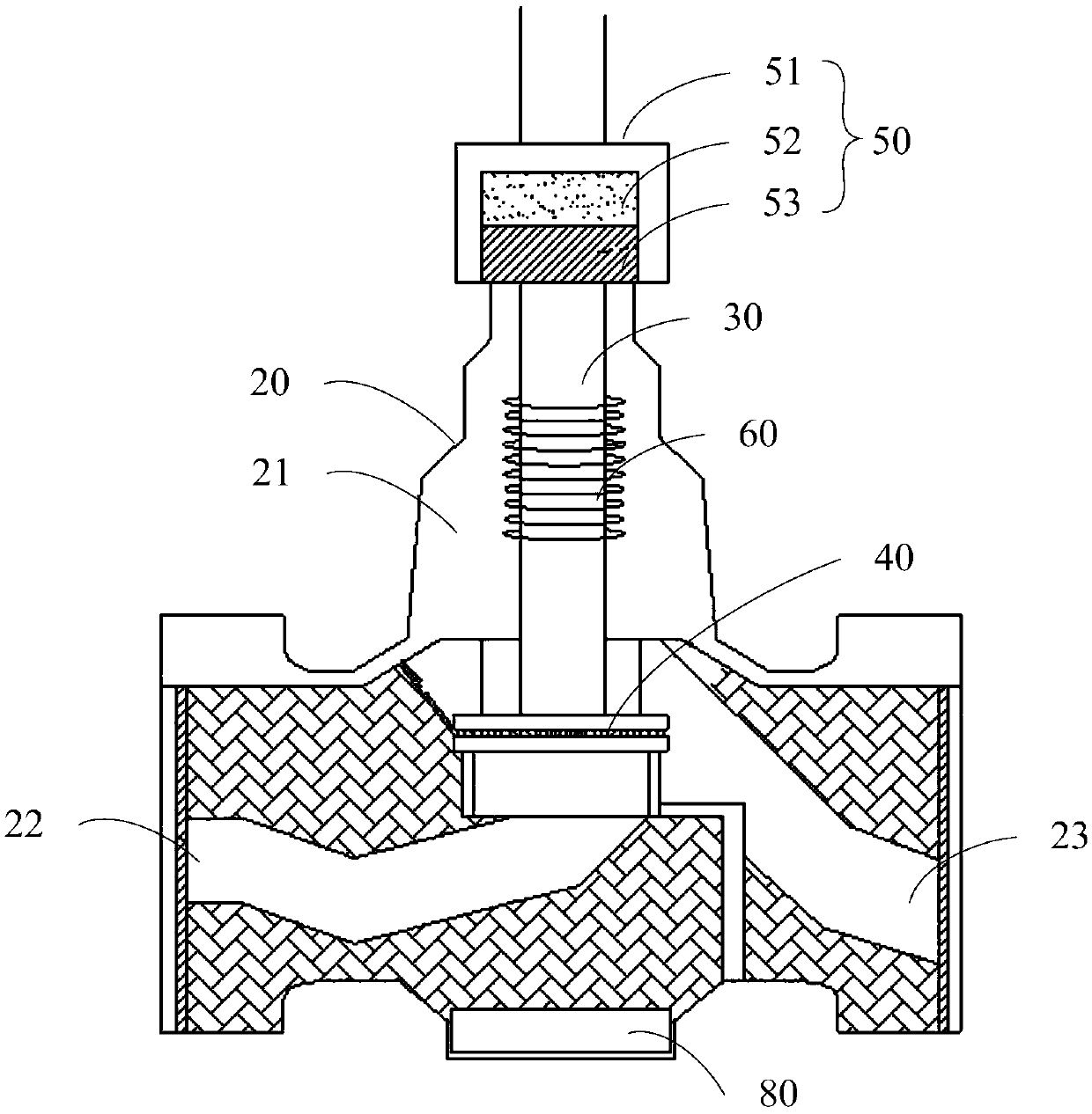 Petroleum pipeline stop valve and petroleum conveying system