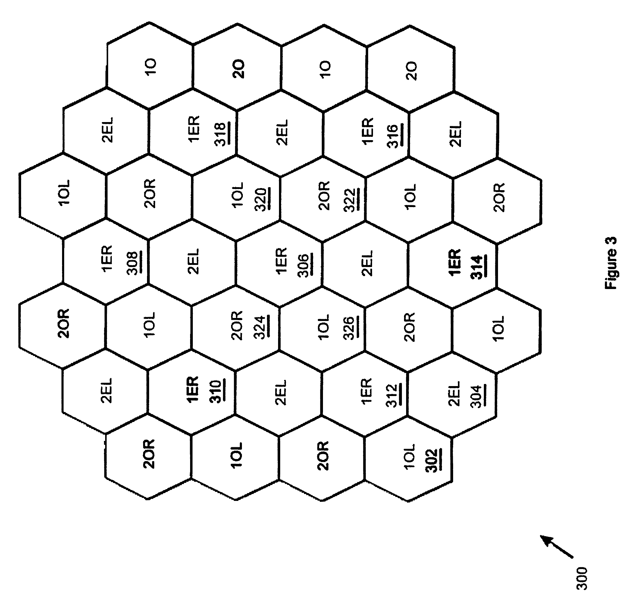 Beam hopping self addressed packet switched communication system with power gating