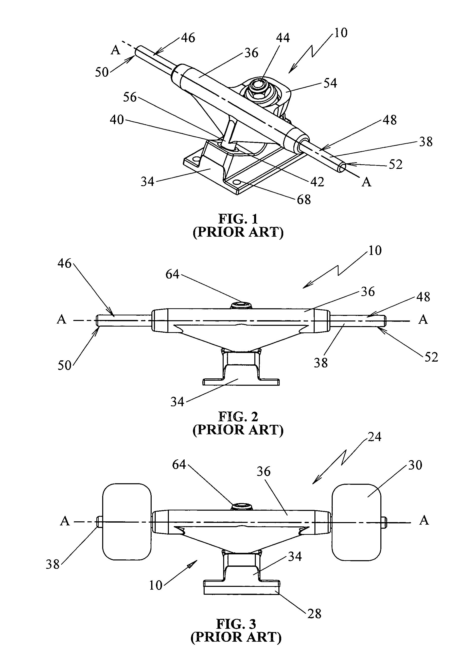 Skateboard truck assembly