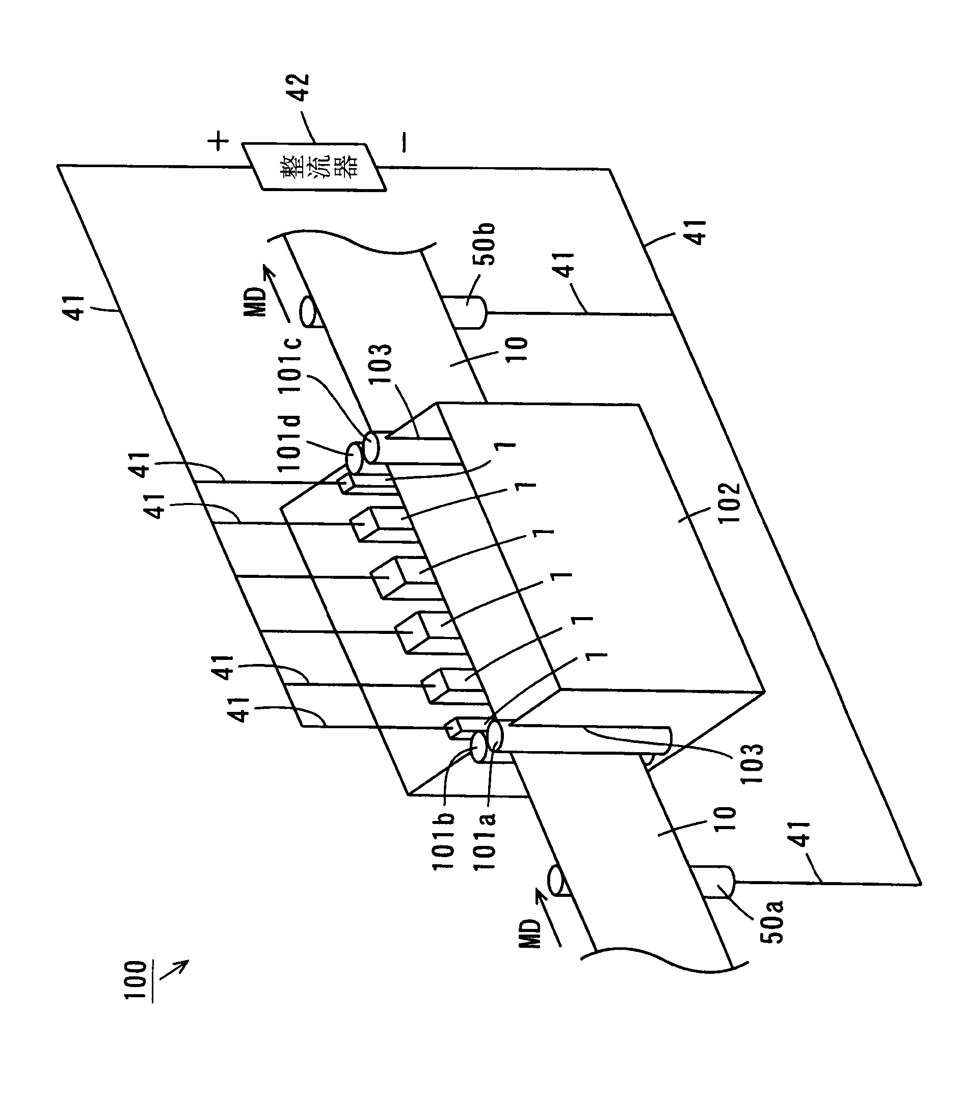 Plating apparatus and method of manufacturing printed circuit board