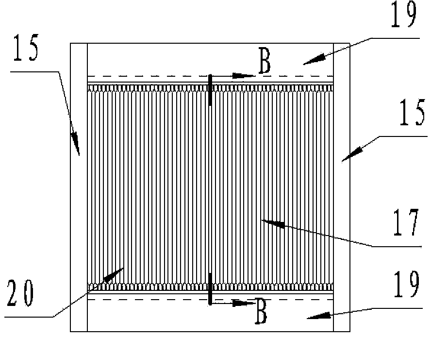 Heat exchanger for cinder flushing water of blast furnace