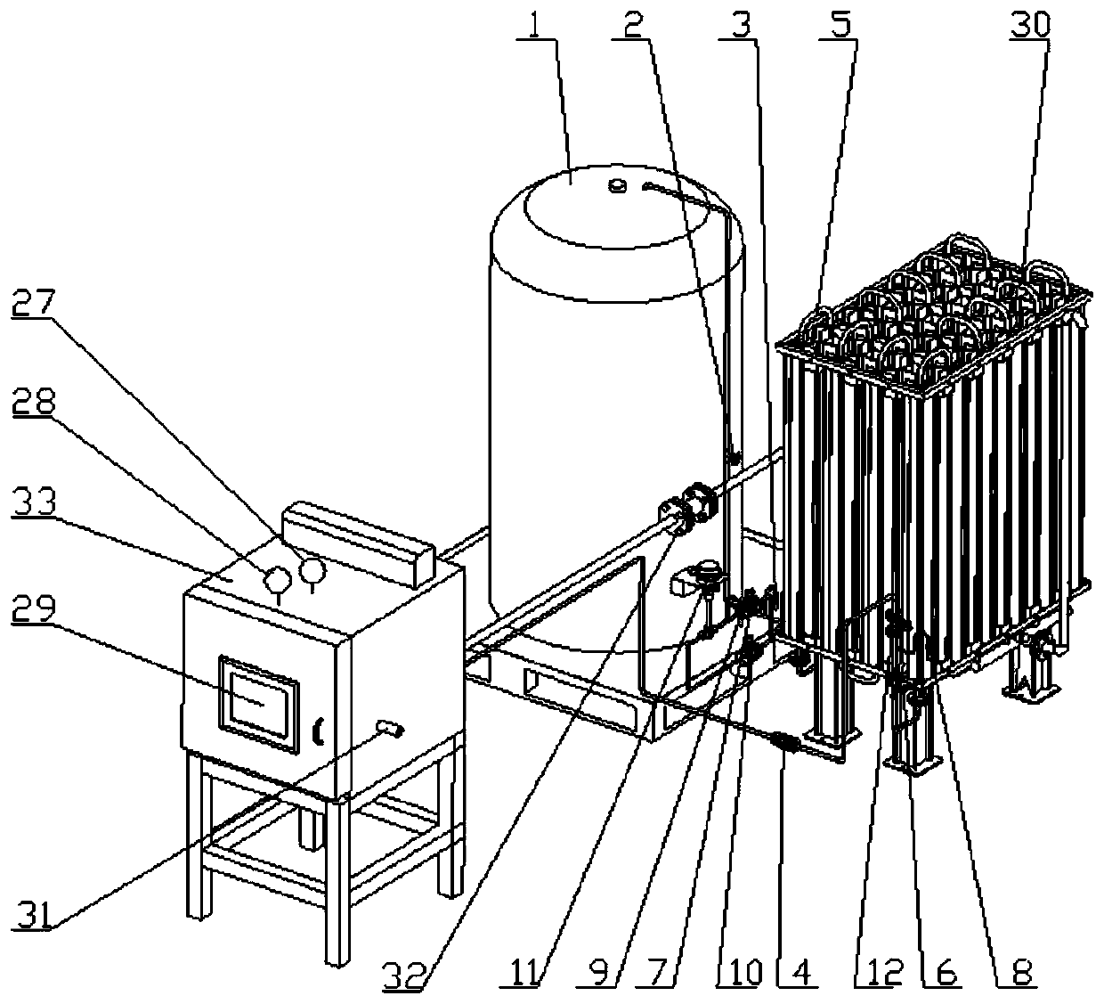 Wide-temperature range low-temperature environment test device