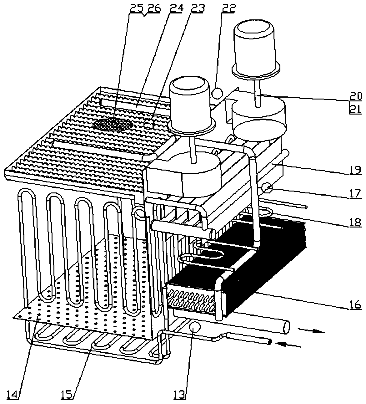 Wide-temperature range low-temperature environment test device