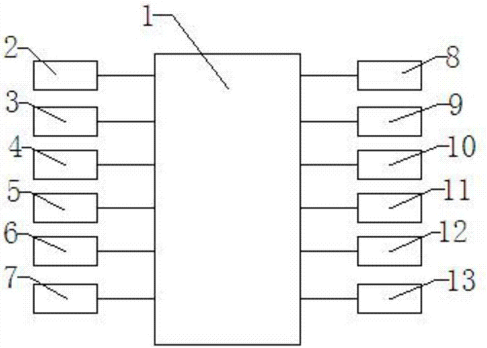 Flameproof feed switch protection device for mining