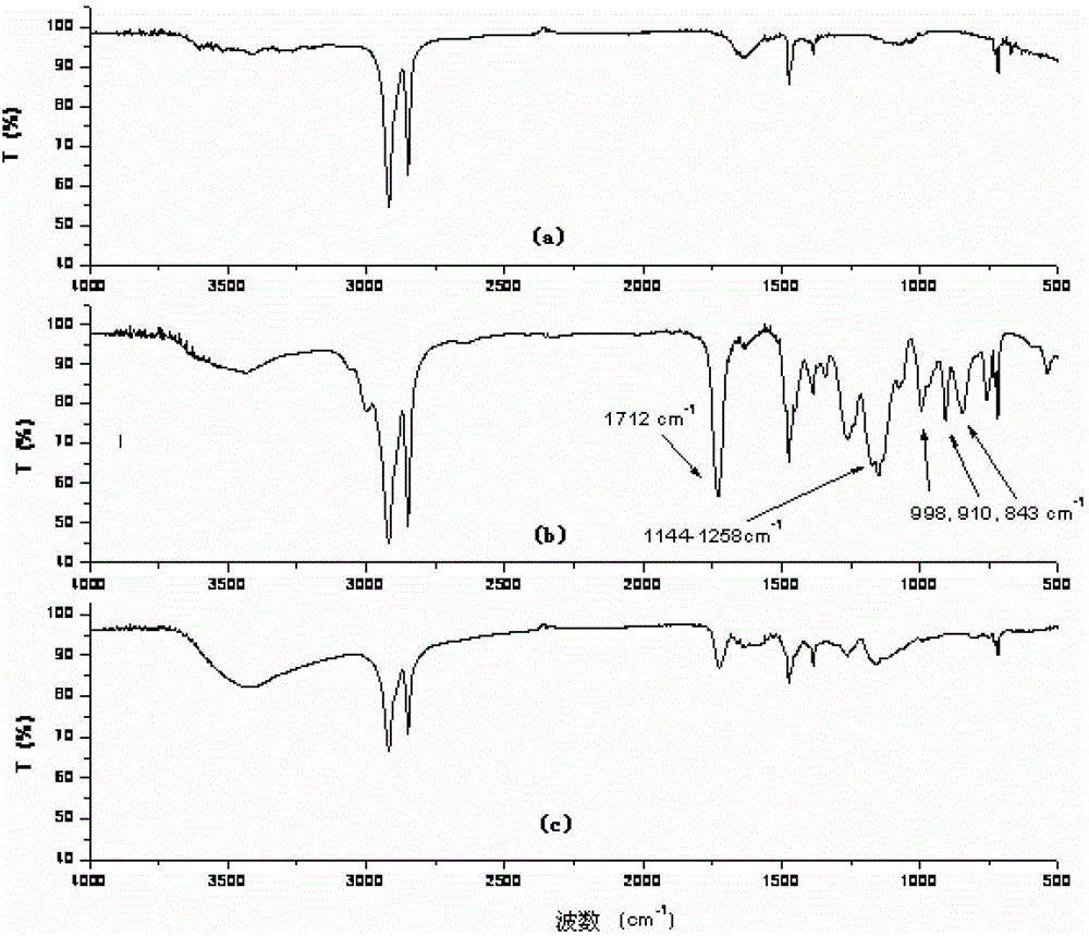 Grafted copolymer with modified amino and preparation method and application thereof