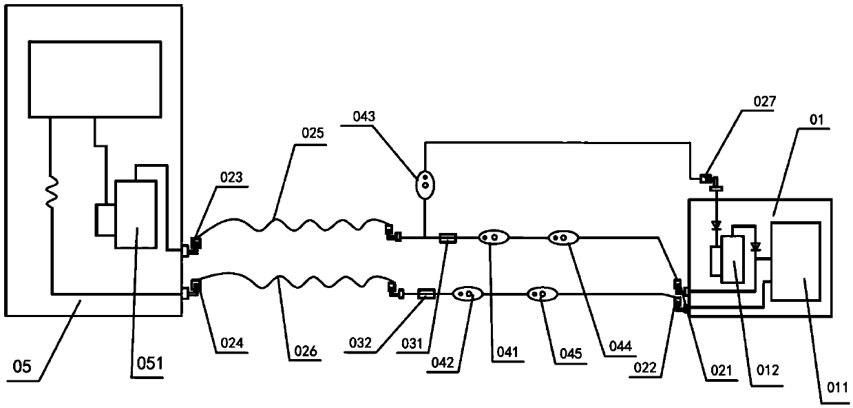 Air conditioner performance detection system and method and standard machine weighing method