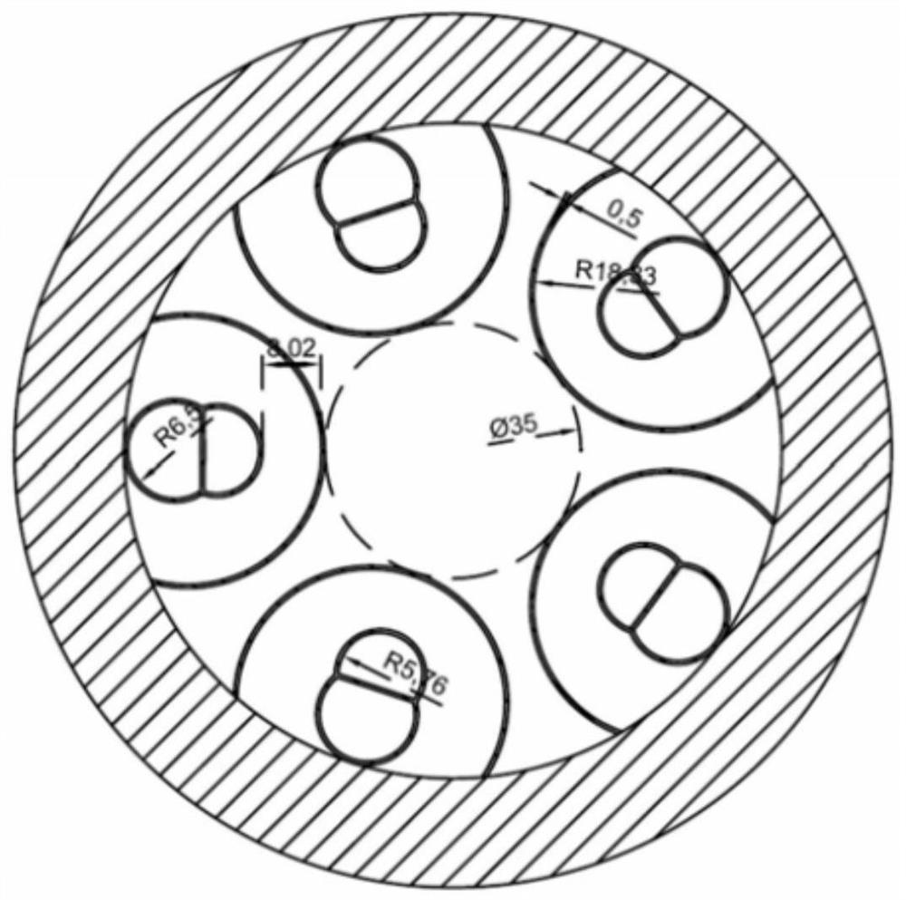 Hollow anti-resonance optical fiber