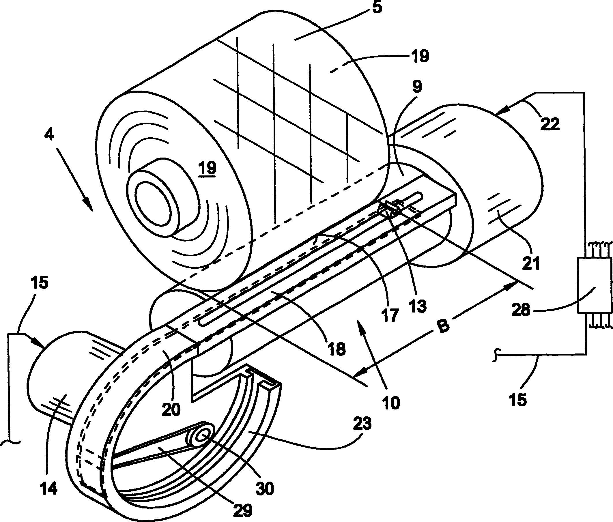 Yarn traversing device for a winding device of a textile machine producing cross-wound bobbins