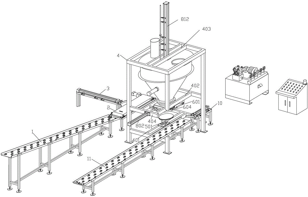 Full-automatic micropowder filling compactor