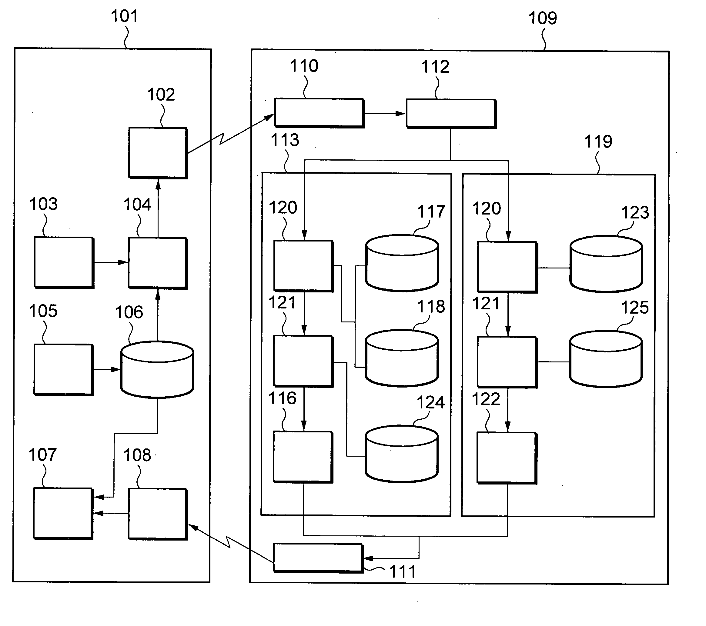 Cellular terminal image processing system, cellular terminal, and server