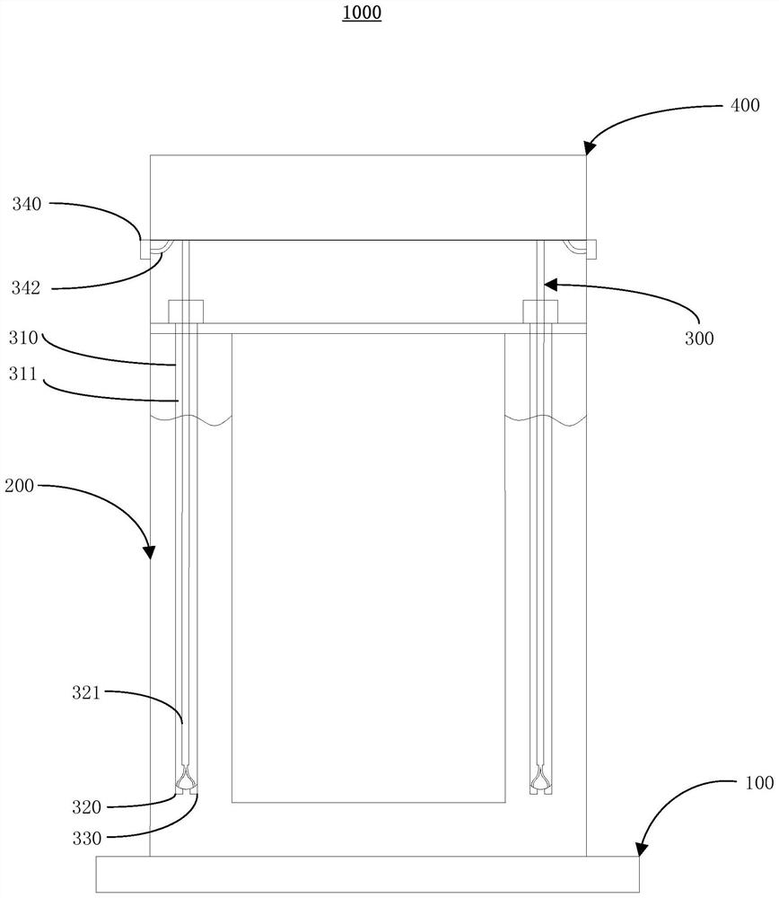 Track deformation measuring method and device based on fiber bragg grating