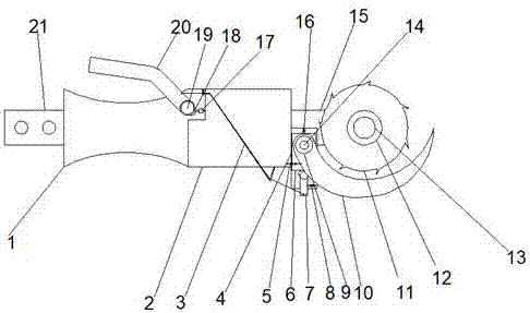 Electric fruit tree shear