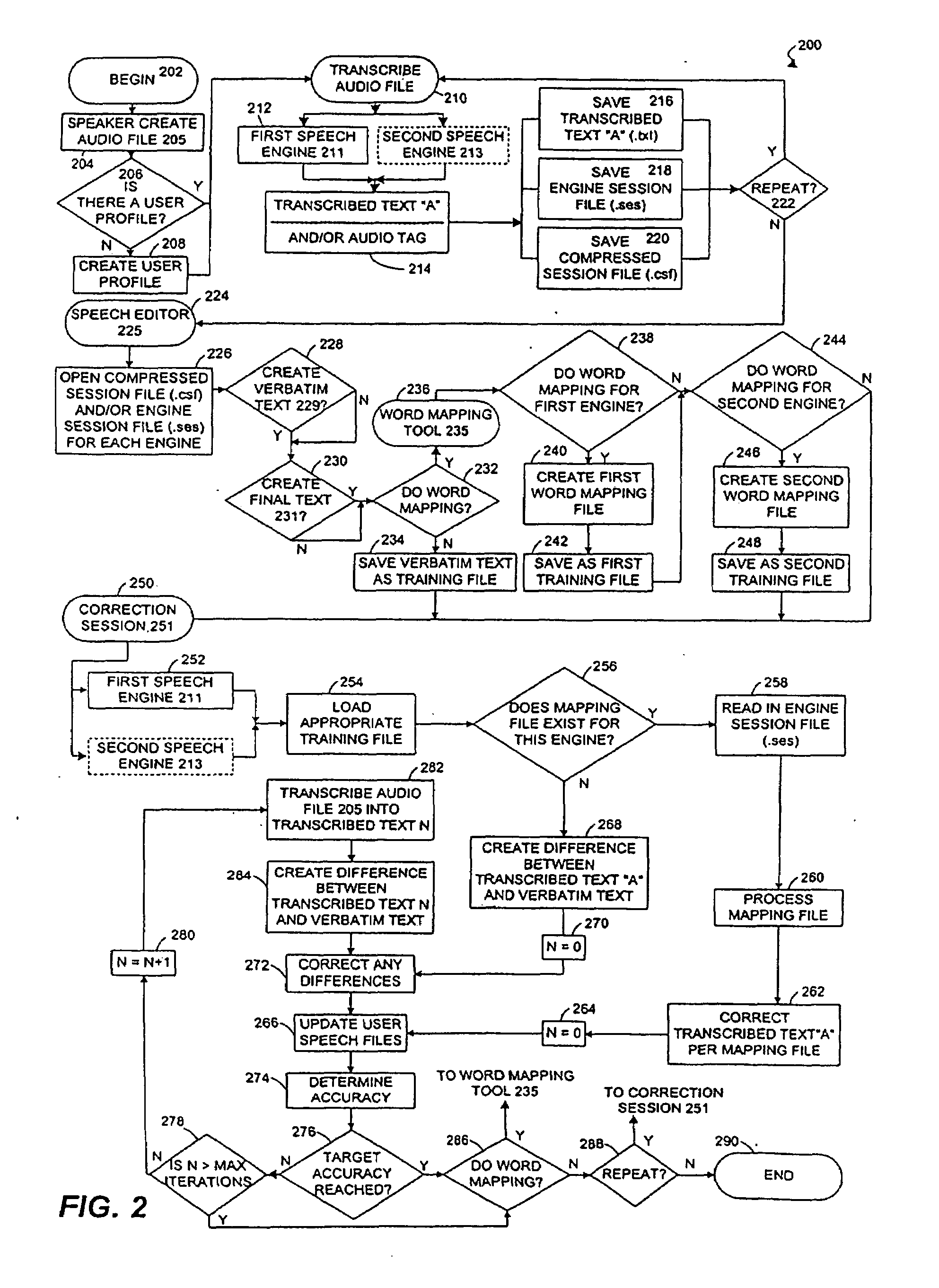 Method for locating an audio segment within an audio file