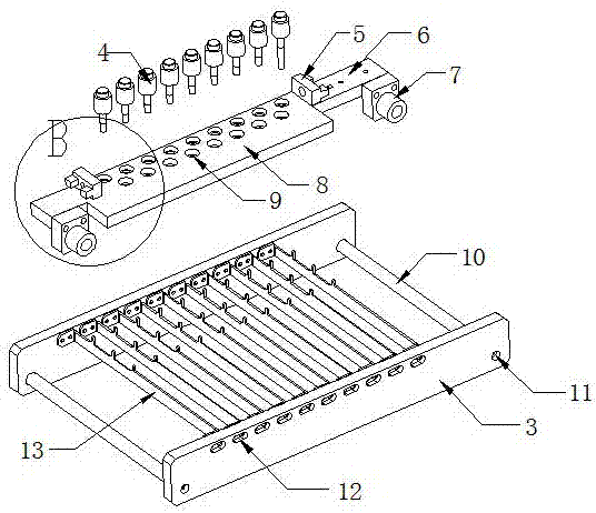 Supporting device with supporting position adjustment function