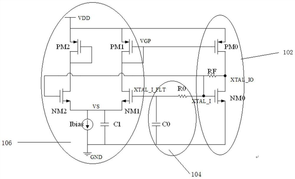 Crystal oscillator circuit