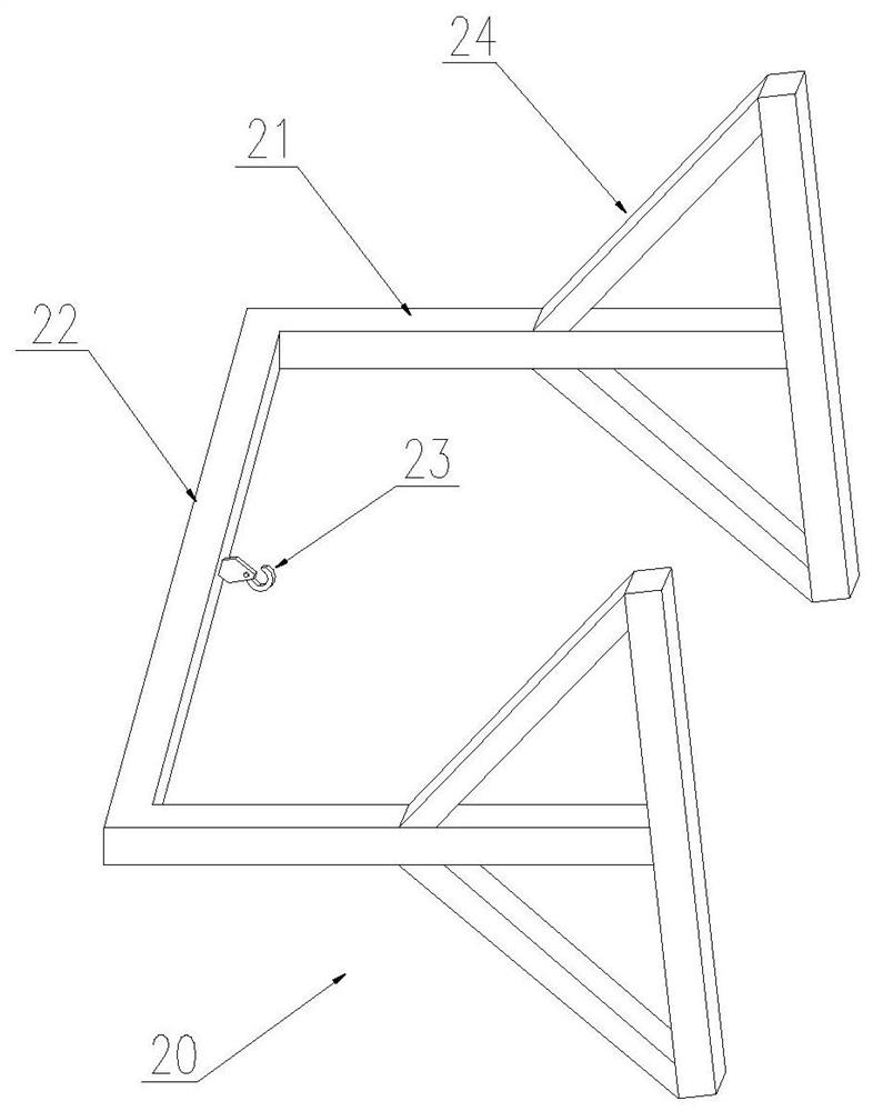 Cutting and trepanning method for concrete chimney