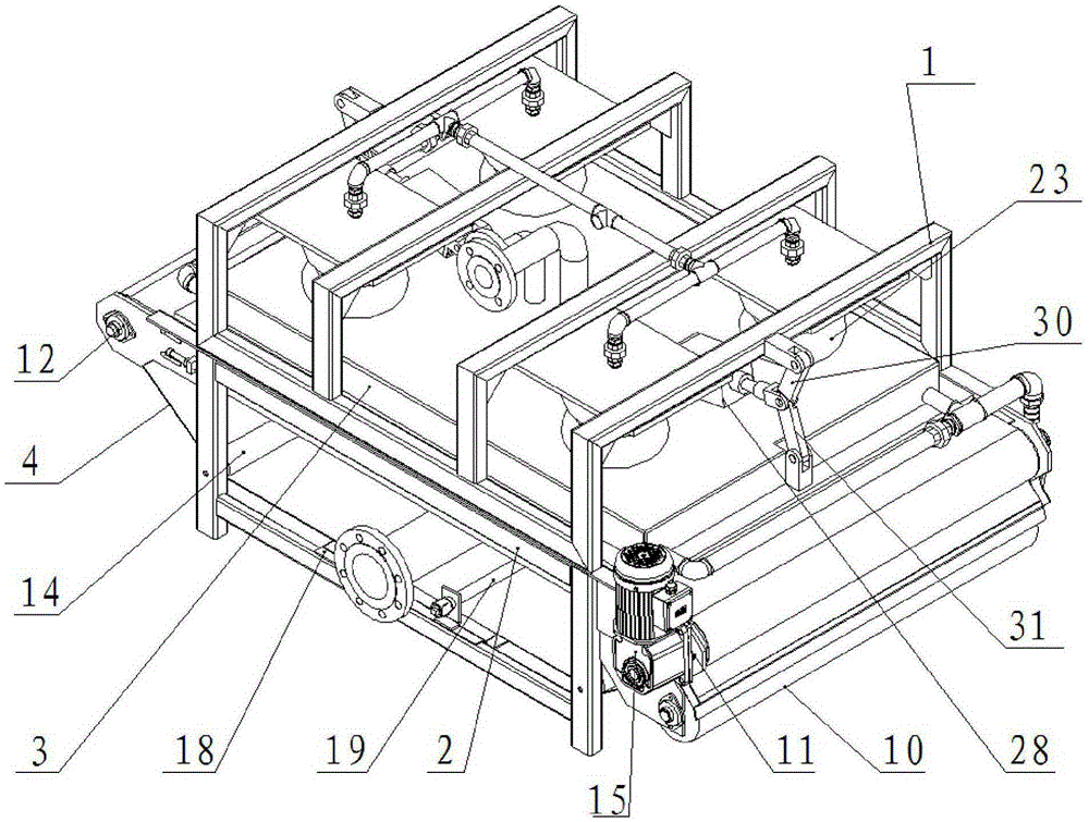 Positive pressure filter