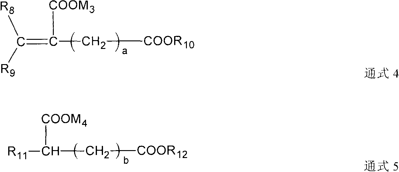 Plastic retaining type polyether assemblage carboxylic acid high-performance water reducing agent and preparation method thereof