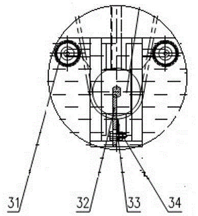 Belt cleaning device for belt conveyor of normal concrete pouring tunnel lining trolley