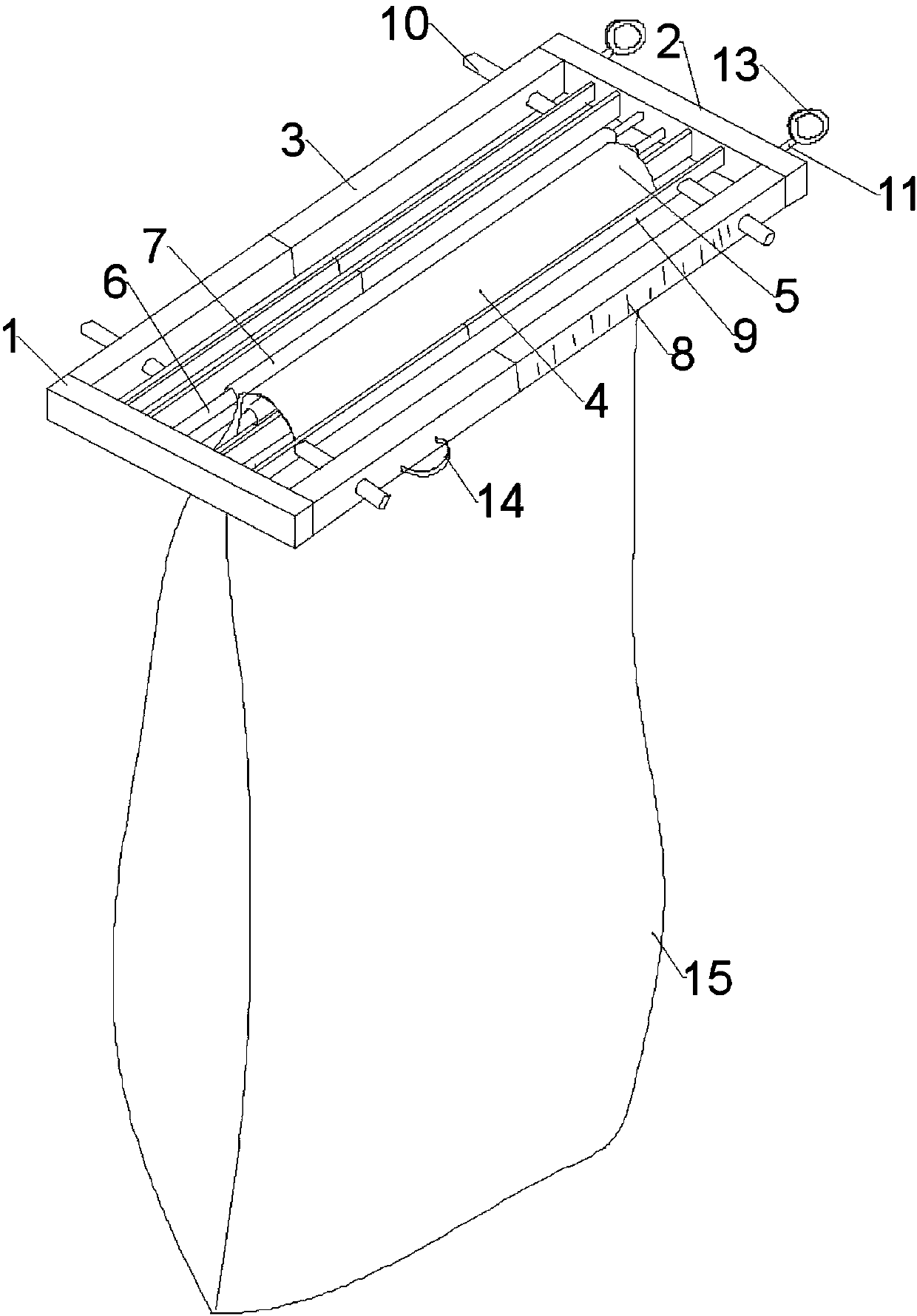 Cultivating-bag two-side sealing device