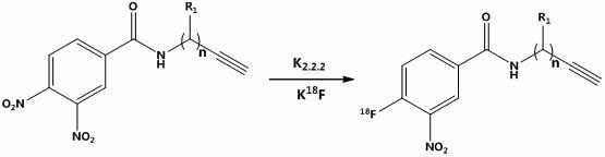 18F labelled precursor compound and preparation method and application thereof