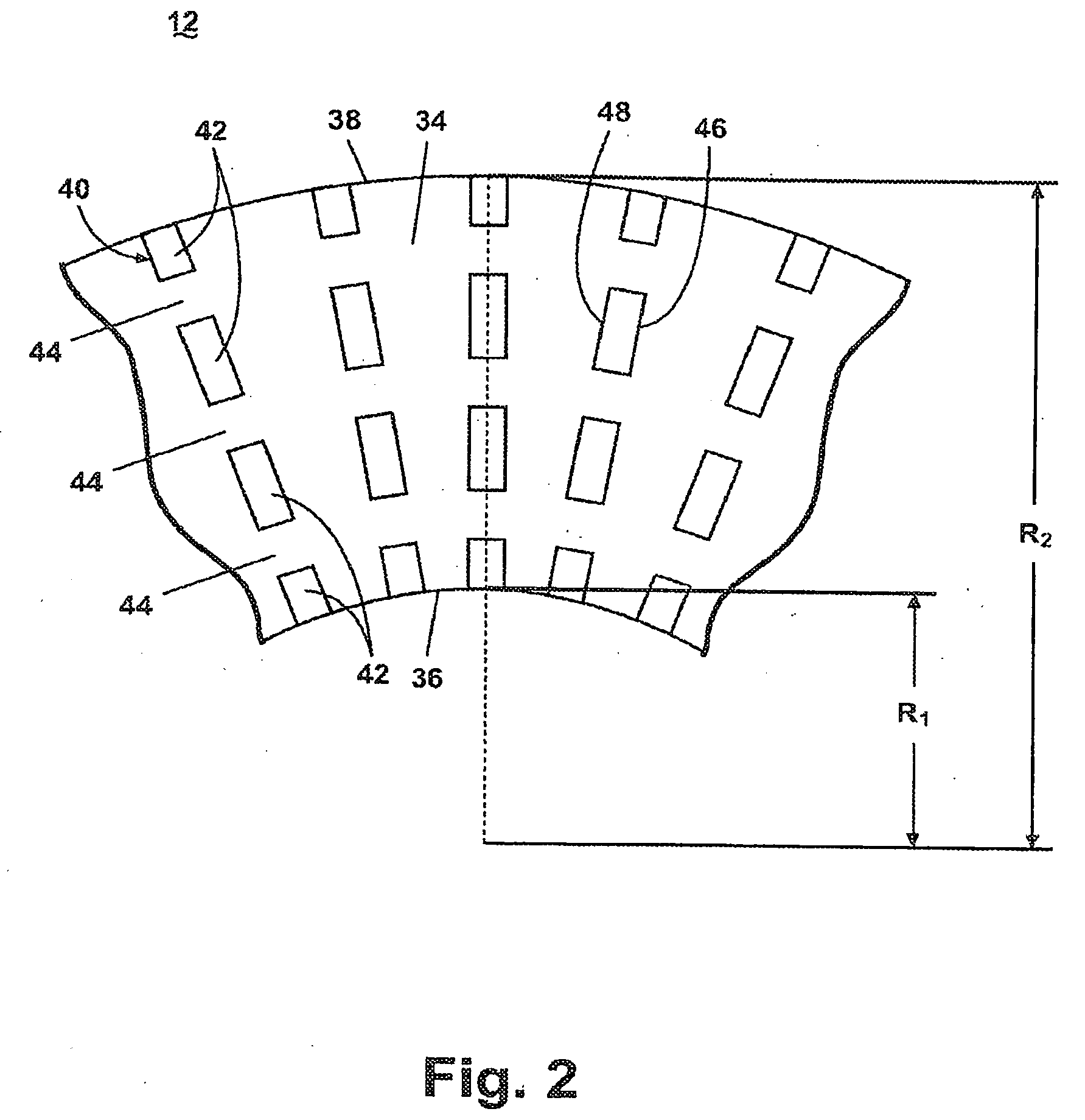 Curved Conveyor with Guide for Preventing Radial Belt Migration