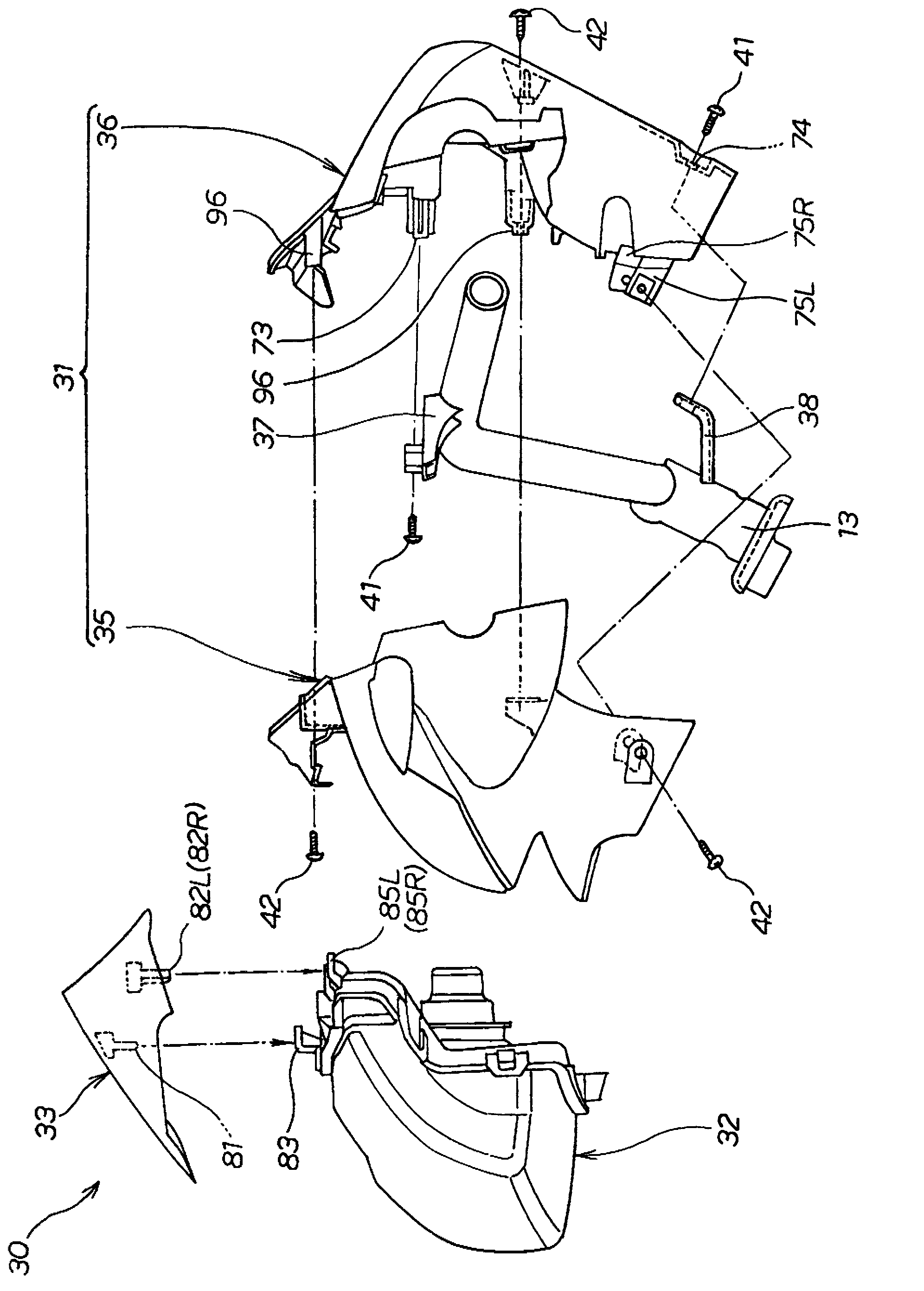 Motorcycle handlebar cover device