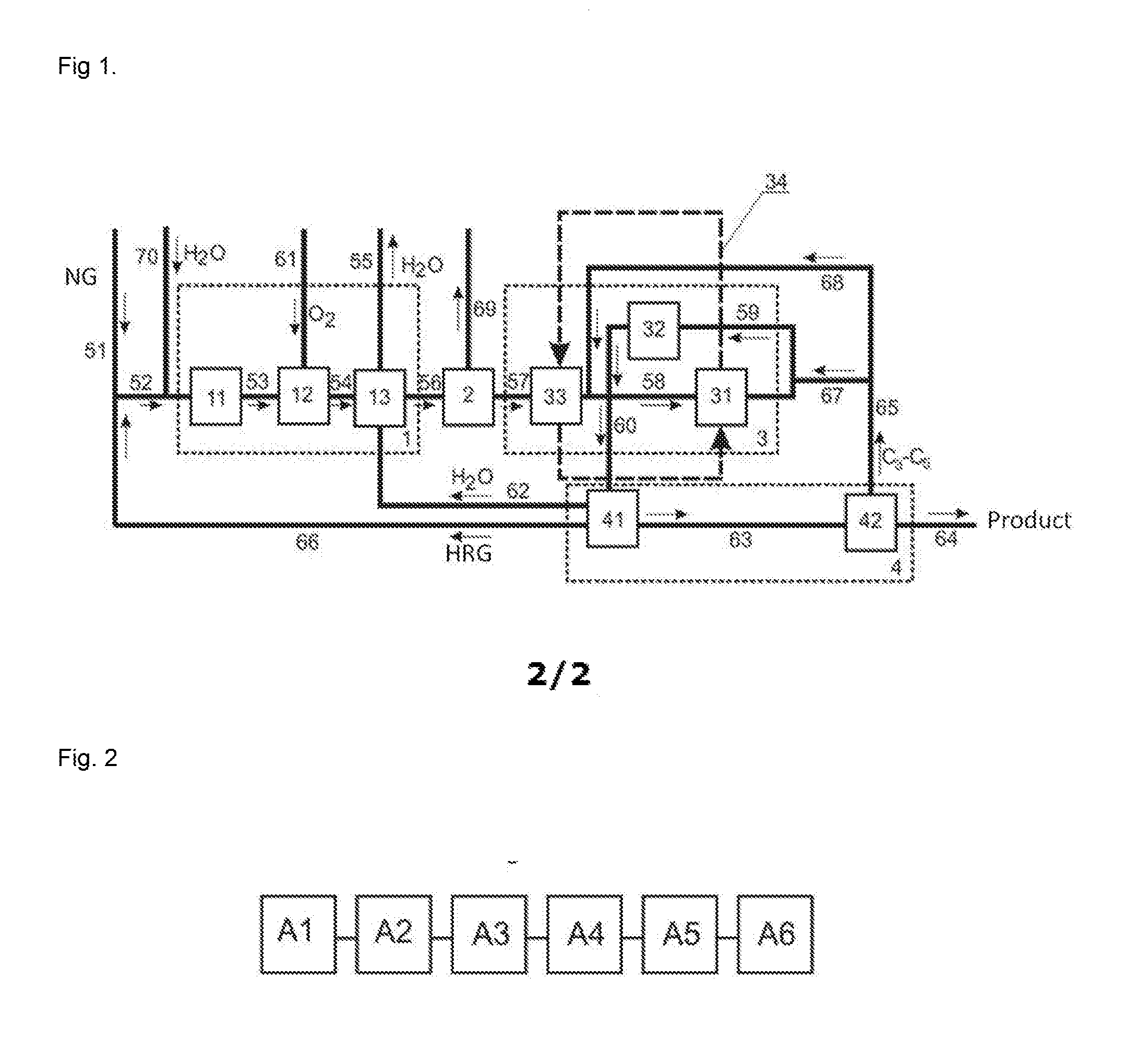 Methods for producing aromatic hydrocarbons from natural gas and installation for implementing same